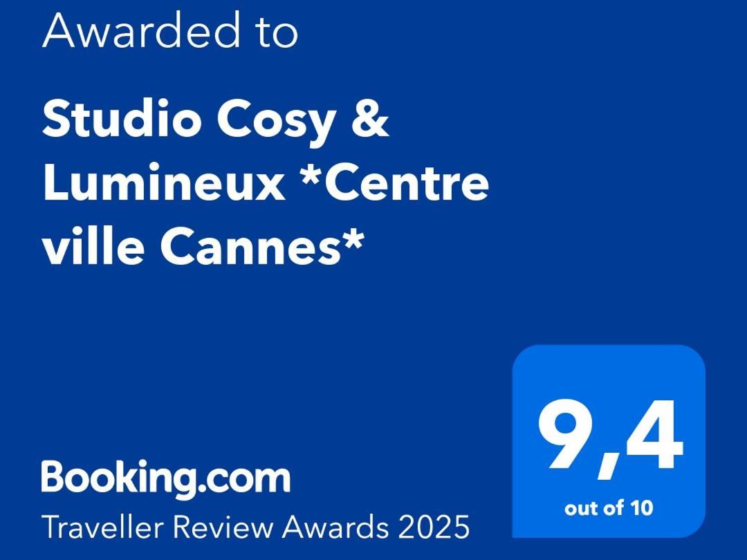 Studio Cosy & Lumineux *Centre Ville Cannes* Εξωτερικό φωτογραφία